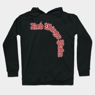 Red Wings palm Hoodie